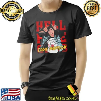 Eddie munson unique retro art shirt