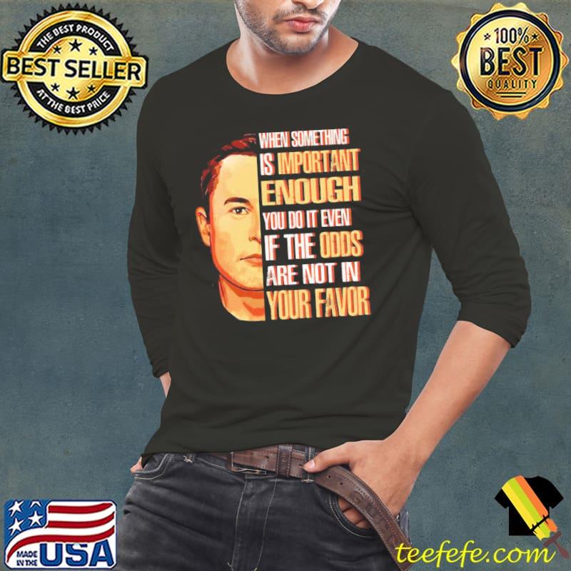 Elon musk quote retro art s Long Sleeve Tee Elon musk quote retro art s Long Sleeve Tee