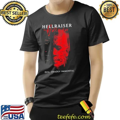 Evil deadly immortal horror pinhead hellraiser shirt