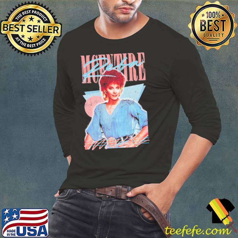Faded 80s reba mcentire vintage graphic s Long Sleeve Tee Faded 80s reba mcentire vintage graphic s Long Sleeve Tee