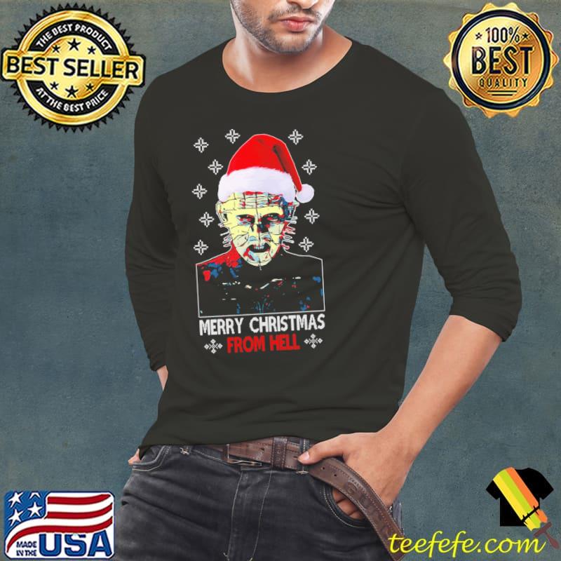 Favorite cast hellraiser pinhead merry christmas from hell s Long Sleeve Tee Favorite cast hellraiser pinhead merry christmas from hell s Long Sleeve Tee
