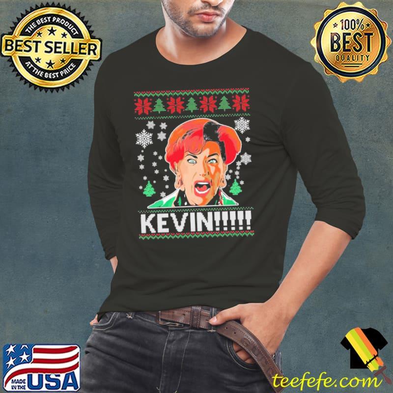 Funny home alone kevin christmas ugly s Long Sleeve Tee Funny home alone kevin christmas ugly s Long Sleeve Tee