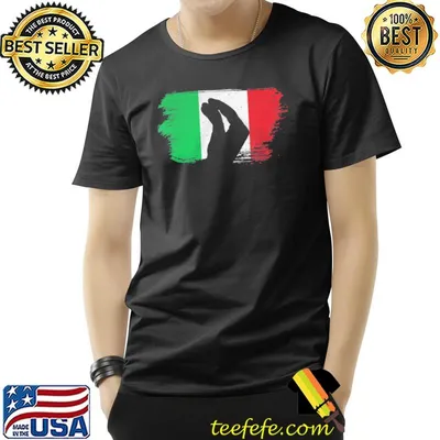 Funny Italy italian hand gesture italia flag italiano pride hand gesture shirt