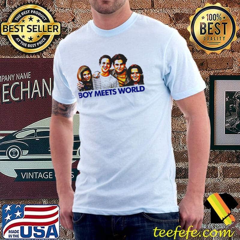Funny squad boy meets world white shirt