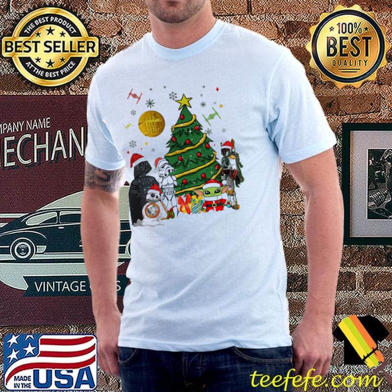 Galaxy's edge baby Yoda christmas disney baby Yoda merry christmas shirt