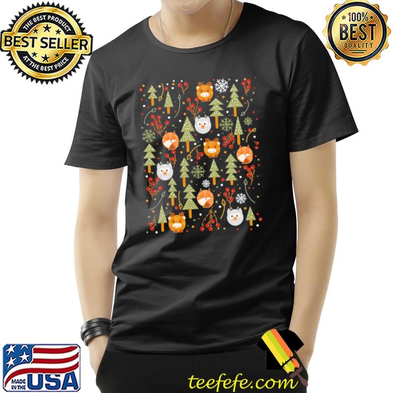 Game animal crossing christmas animals shirt