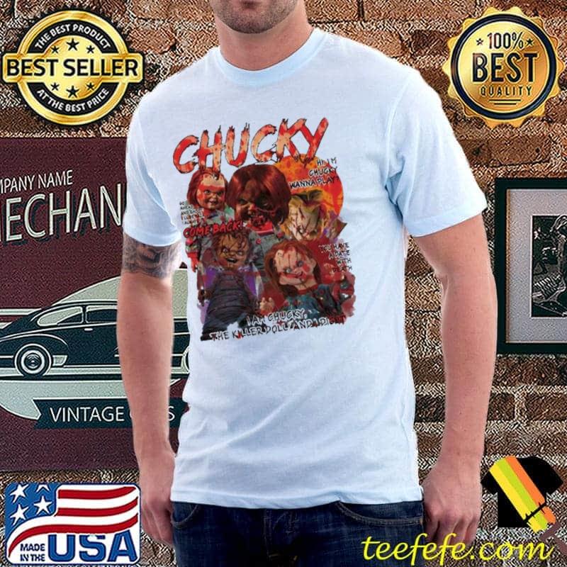 Halloween horror movie child's play chucky shirt