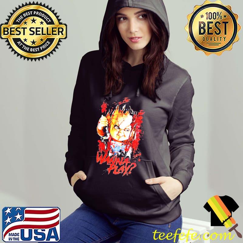 Halloween horror nights 2022 chucky wanna play s Hoodie Halloween horror nights 2022 chucky wanna play s Hoodie