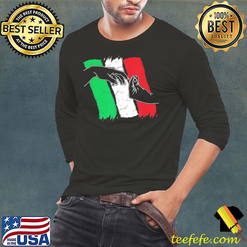 Hand gesture michelangelo ficko Italy italian hand gesture s Long Sleeve Tee Hand gesture michelangelo ficko Italy italian hand gesture s Long Sleeve Tee