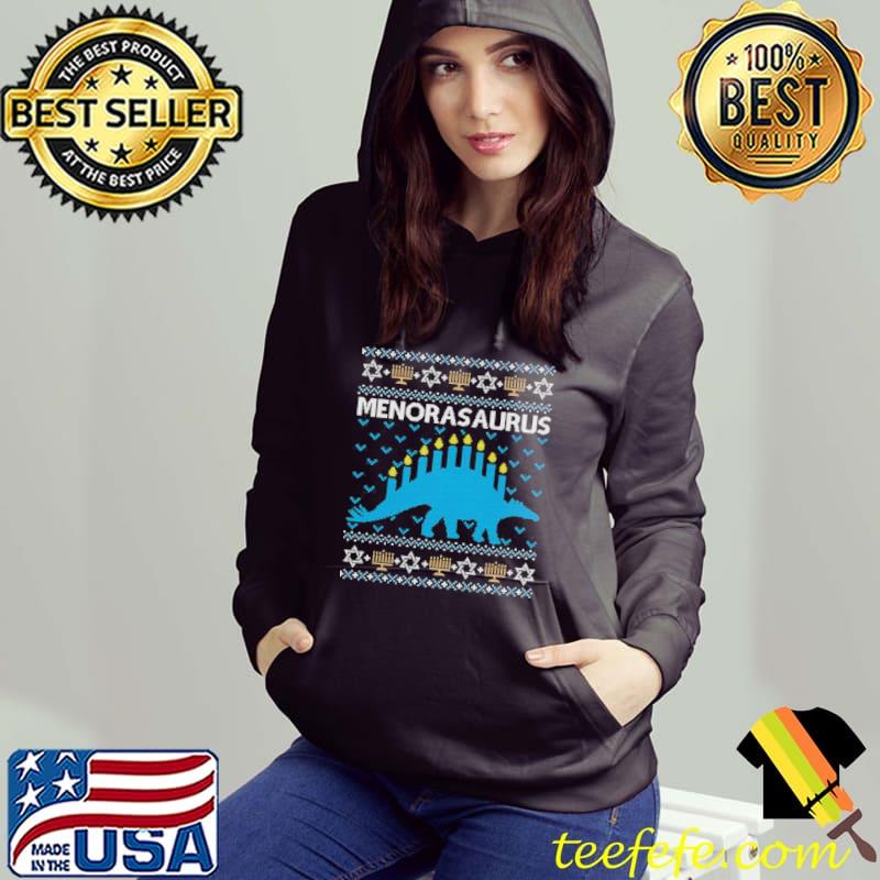 Hanukkah menorasaurus jewish dinosaur ugly s Hoodie Hanukkah menorasaurus jewish dinosaur ugly s Hoodie