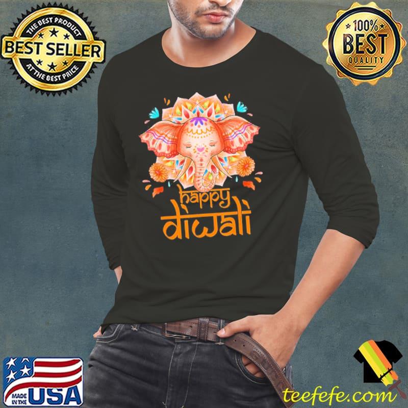 Happy diwalI festival of light hindu indian s Long Sleeve Tee Happy diwalI festival of light hindu indian s Long Sleeve Tee