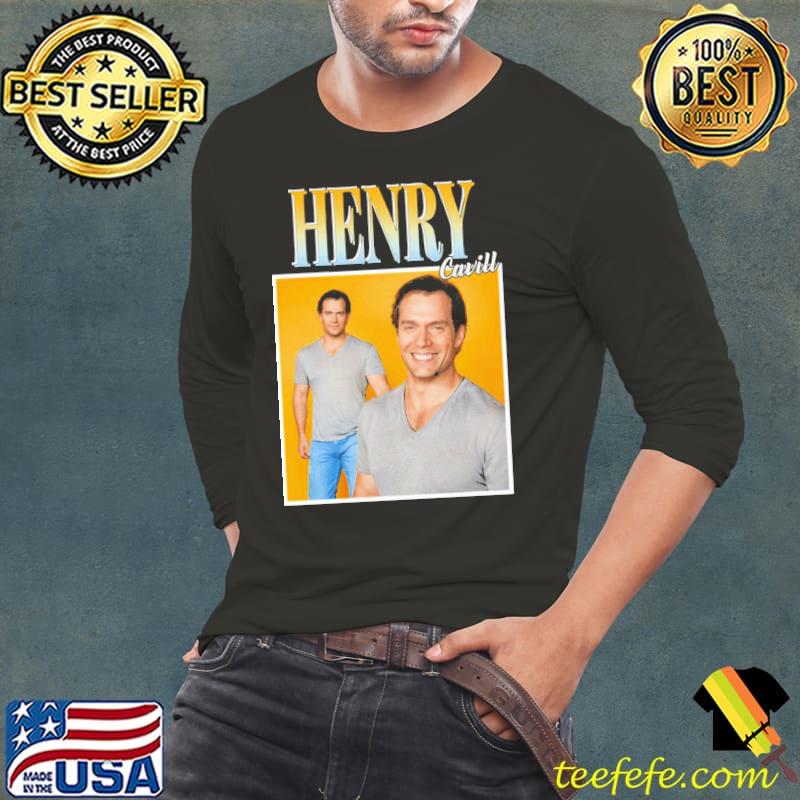 Henry cavill 90's vintage s Long Sleeve Tee Henry cavill 90's vintage s Long Sleeve Tee