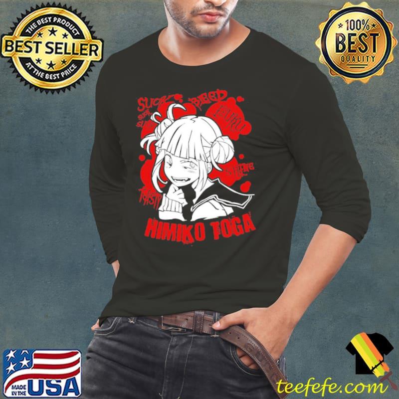 Himiko toga bleed my hero academia boku no hero academia s Long Sleeve Tee Himiko toga bleed my hero academia boku no hero academia s Long Sleeve Tee
