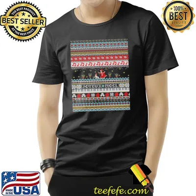 Holiday graphic knit pattern ugly shirt
