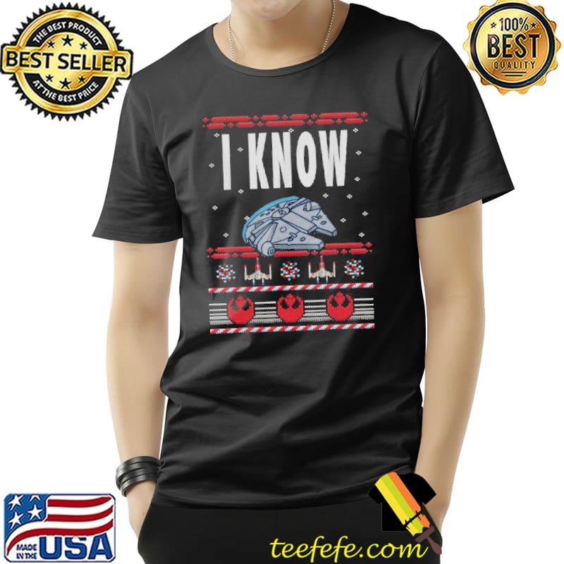 I know Star Trek knit pattern ugly shirt