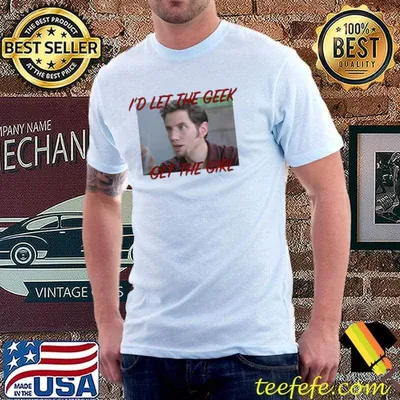 I'd let the geek get the girl randy halloween trending shirt