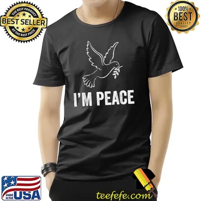 I'm Peace Bird Dove I Come In Peace Couple's Matching T-Shirt