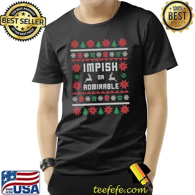 Impish or admirable ugly shirt