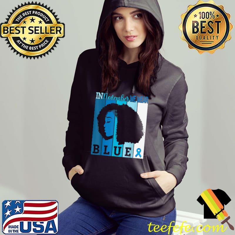In November We Wear Blue Ribbon Diabetes Awareness Women Vintage T-Shirt Hoodie In November We Wear Blue Ribbon Diabetes Awareness Women Vintage T-Shirt Hoodie