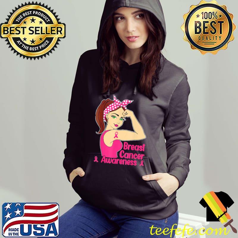 In october we wear pink black woman breast cancer awareness s Hoodie In october we wear pink black woman breast cancer awareness s Hoodie