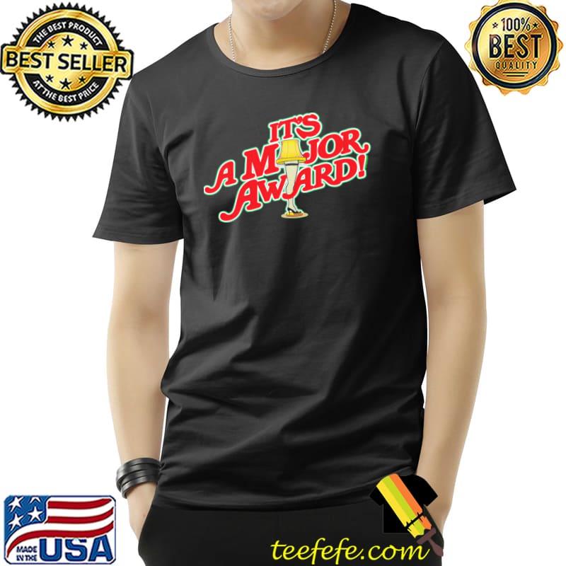 It's a major award a christmas story leg lamp trI blend classic shirt