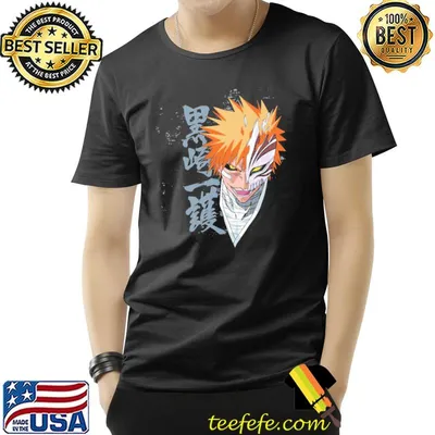 Japanese anime bleach ichigo shirt