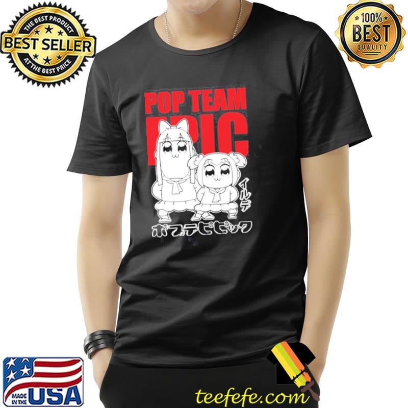 Japanese pop team epic manga shirt