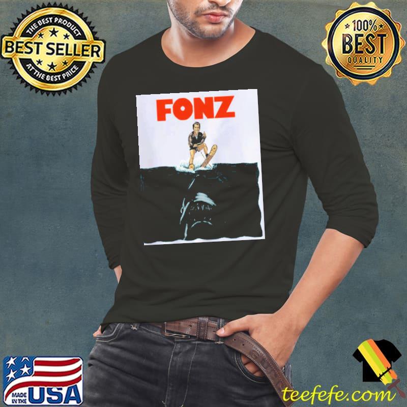 Jaws the fonz happy days s Long Sleeve Tee Jaws the fonz happy days s Long Sleeve Tee