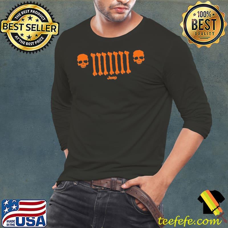 Jeep bone grille s Long Sleeve Tee Jeep bone grille s Long Sleeve Tee
