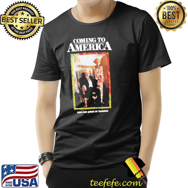 King and queen of zamunda coming to America vintage photograph shirt