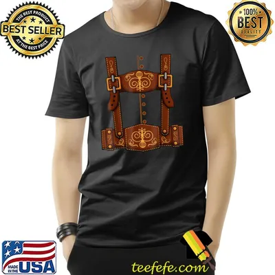 Lederhosen Oktoberfest German Festival Costume T-Shirt