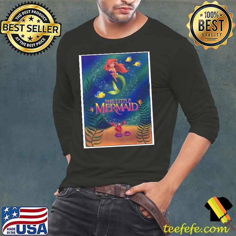 Little mermaid the little mermaid under the sea movie wall art home s Long Sleeve Tee Little mermaid the little mermaid under the sea movie wall art home s Long Sleeve Tee