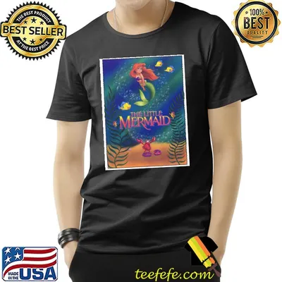 Little mermaid the little mermaid under the sea movie wall art home shirt