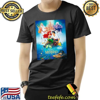 Little mermaid walt disney movie poster wall art decor shirt