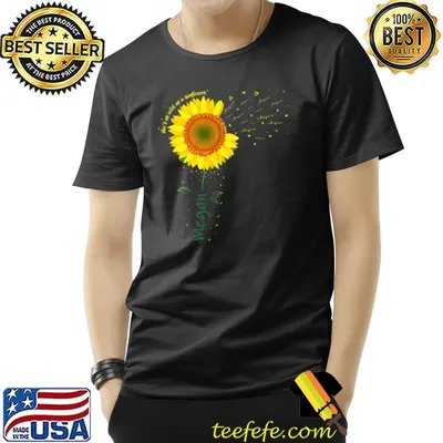 Megan she's as wild as a sunflowers megan name sunflower T-Shirt