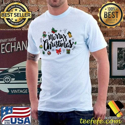 Merry Christmas Holiday Plaid Christmas Tree T-Shirt