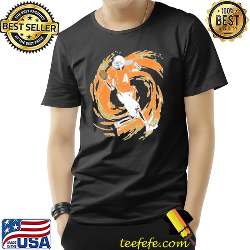 MiamI hurricanes skeleton um Football shirt