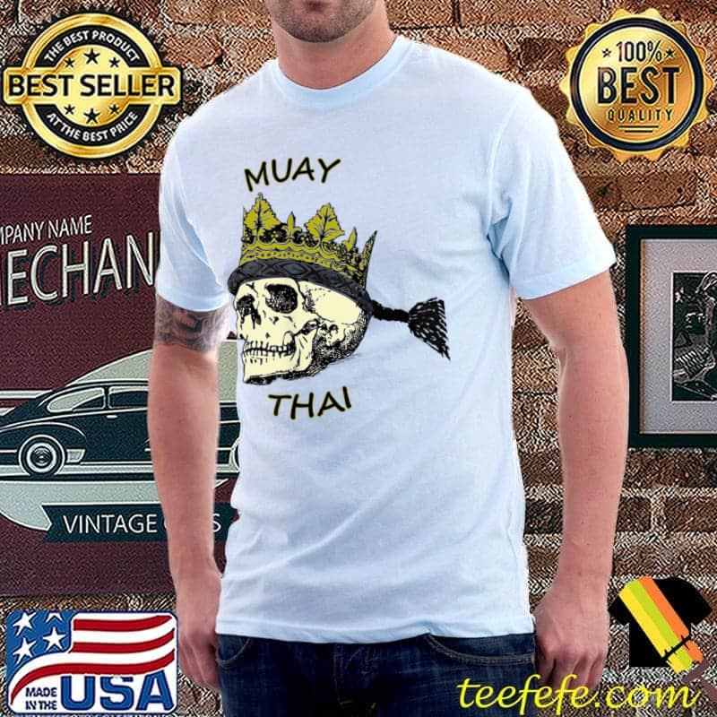 Muay Thai King Skull Halloween T-Shirt Muay Thai King Skull Halloween T-Shirt