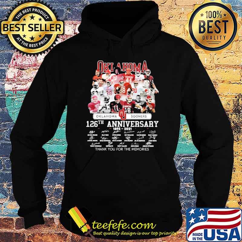 Oklahoma Sooners 126th Anniversary Shirt Hoodie Oklahoma Sooners 126th Anniversary Shirt Hoodie