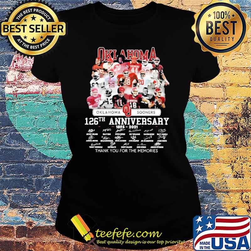 Oklahoma Sooners 126th Anniversary Shirt Ladies tee Oklahoma Sooners 126th Anniversary Shirt Ladies tee