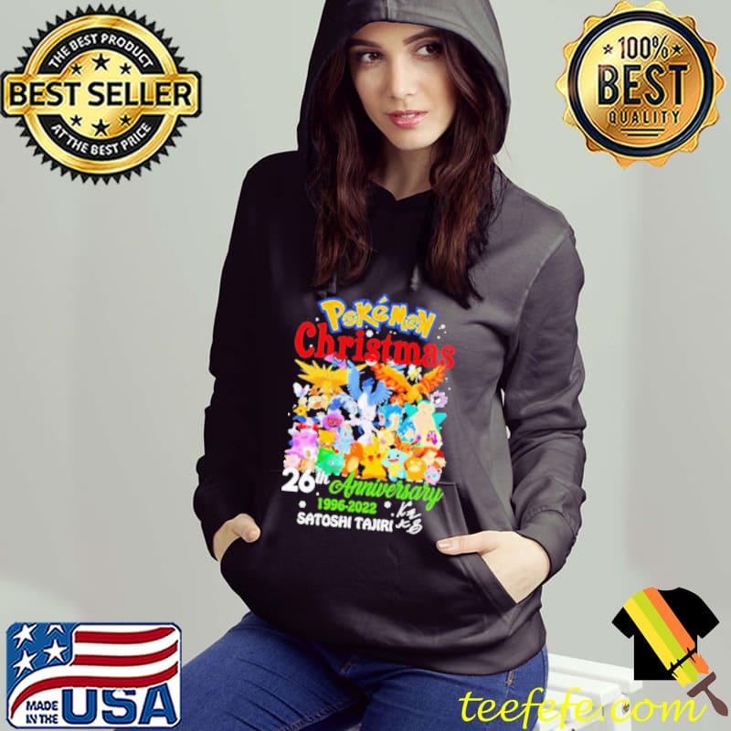 Pokemon christmas 26th anniversary 1996 2022 s Hoodie Pokemon christmas 26th anniversary 1996 2022 s Hoodie