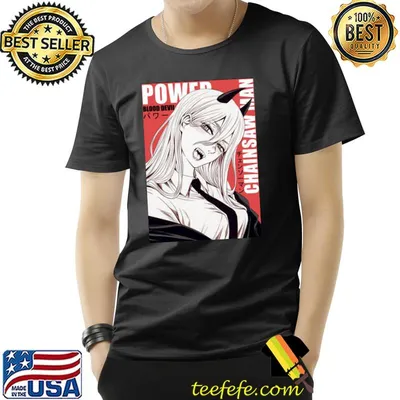 Power blood devil chainsaw man anime japanese shirt