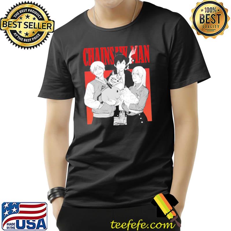 Power denjI hayakawa akI pochita chainsaw man anime shirt