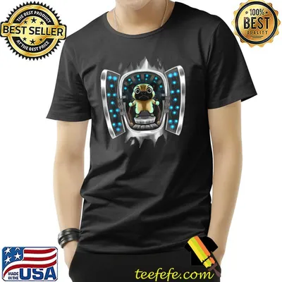 Pug Inside Costume Pug Takes Over Control Halloween T-Shirt