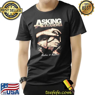 Reckless and relentless asking alexandria rock band music shirt