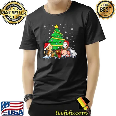 Reindeer Santa Cat Christmas Lights Cat Lover For Xmas T-Shirt