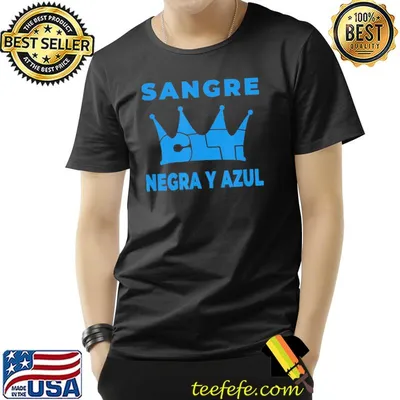 Sangre negra y azul charlotte soccer fc shirt