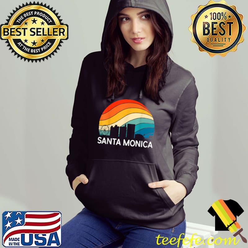 Santa Monica City Skyline Cali Vintage California T-Shirt Hoodie Santa Monica City Skyline Cali Vintage California T-Shirt Hoodie