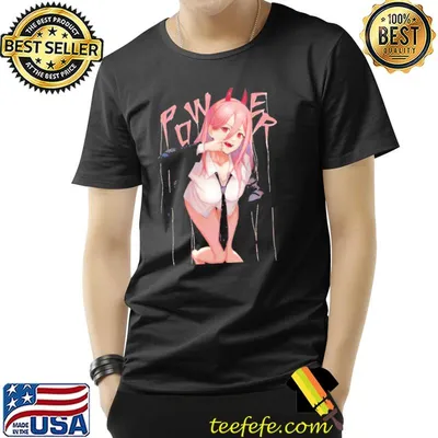 Sexy power devil chainsaw man artwork shirt