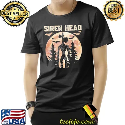 Siren head horror design for halloween shirt